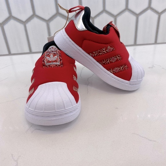 Adidas Superstar 360 - Chinese New Year - Size 4C - Toddler 4 -Slip On Sneaker - Picture 2 of 6